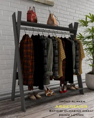 Kelebek Askılık Protmanto-Antresit 