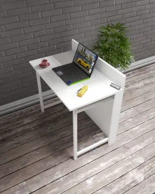 Katlanır Çalışma Masası, Çalışma Masası-Beyaz